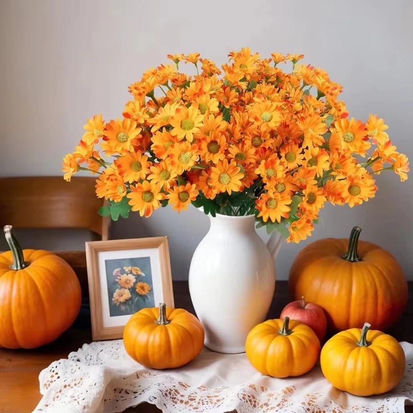 Silk Daisy Bouquet Decorations