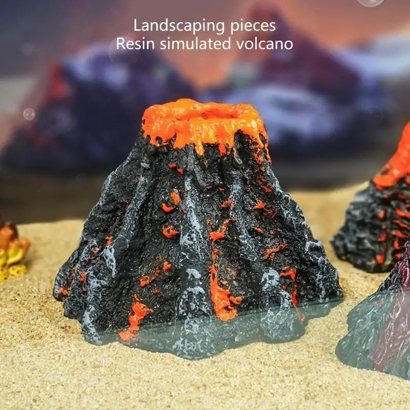 Volcano Aquarium Ornament Bubbler