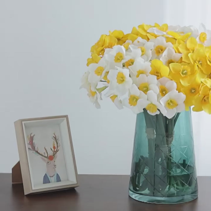 6pcs Silk Narcissus Bouquet