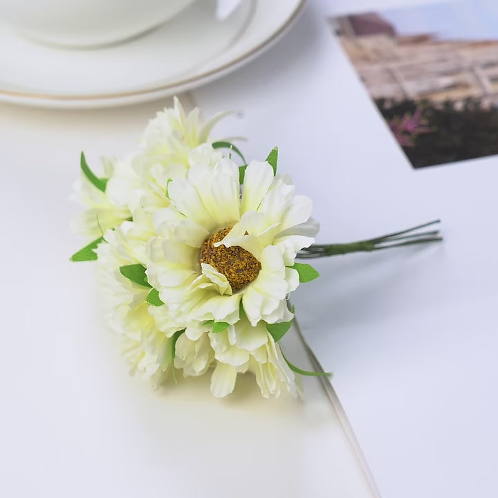6Pcs Handmade Gerbera Flowers Set
