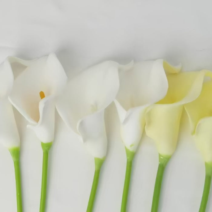 5pcs 37cm PU Calla Lily Bouquet